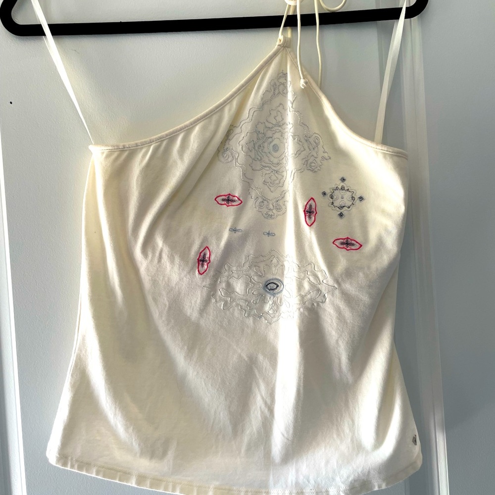 VS embroidery Halter Top